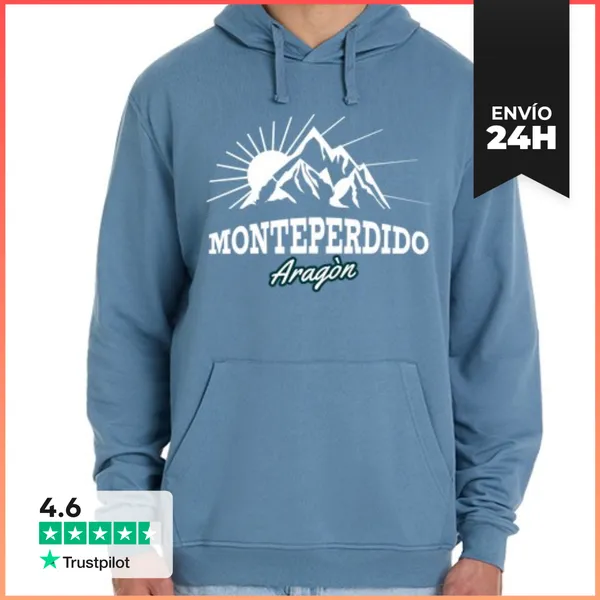 Sudadera Unisex Con Capucha Monte Perdido LaTostadora