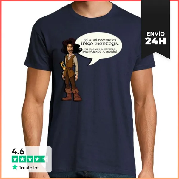 Camiseta Hombre Clásica Hola, Soy Iñigo Montoya LaTostadora