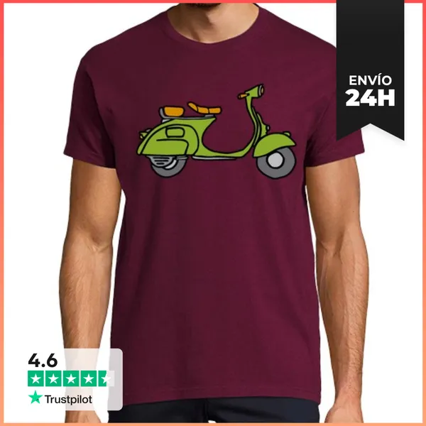 Camiseta Hombre Clásica Scooter LaTostadora
