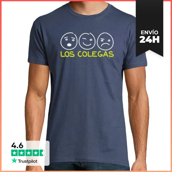 Camiseta Hombre Clásica LOS COLEGAS LaTostadora
