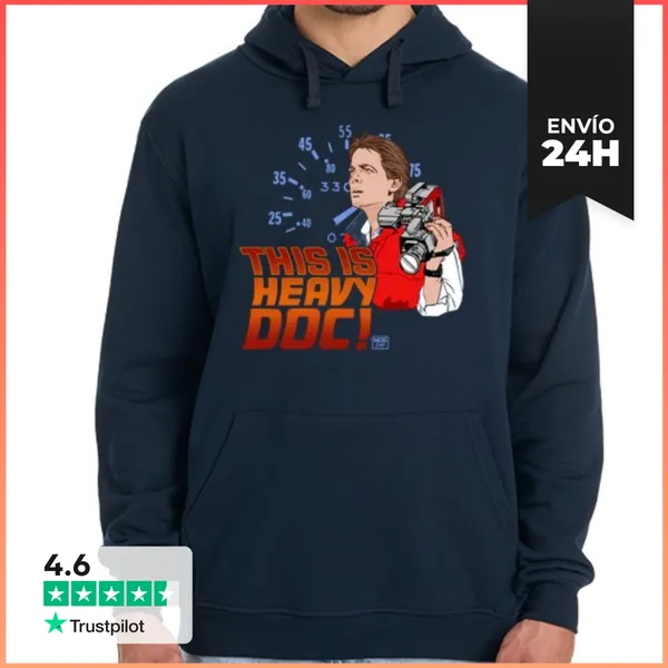 Sudadera Unisex Con Capucha Marty McFly (Back To The Future)