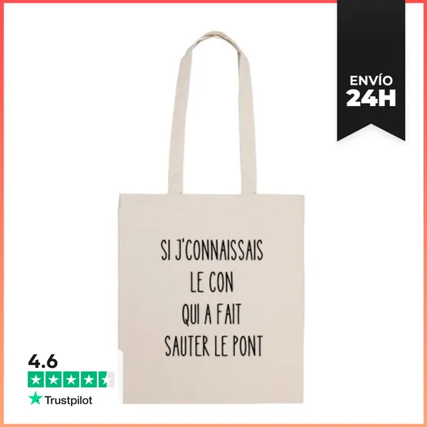 Bolsa De Tela Si Conociera Al Idiota LaTostadora