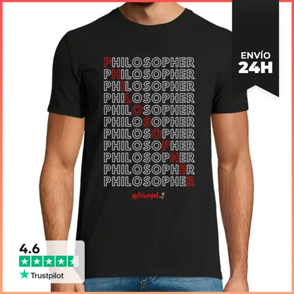 Camiseta Hombre Clásica Philosopher LaTostadora