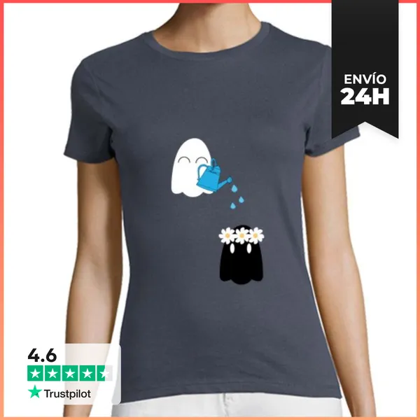 Camiseta Mujer Clásica Riego Fantasma LaTostadora