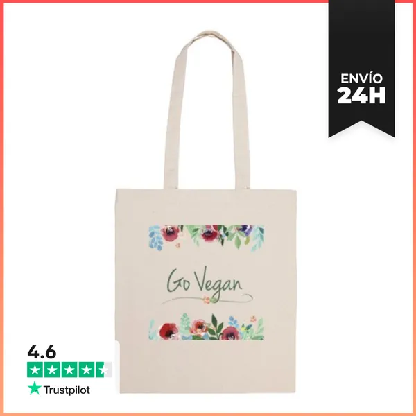 Bolsa De Tela Go Vegan LaTostadora