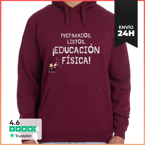 Sudadera Unisex Con Capucha Sudadera Preparados, Listos, EF