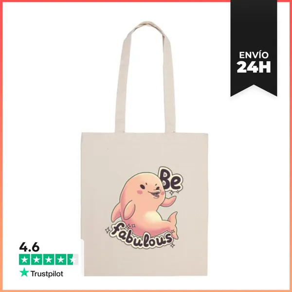 Bolsa De Tela Be Fabulous Delfín Cute Animales LaTostadora