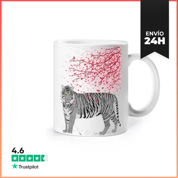 Taza Tigre Cerezo LaTostadora