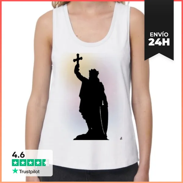 Camiseta Mujer Sin Mangas, Loose Fit Diseño 3685288 LaTostadora