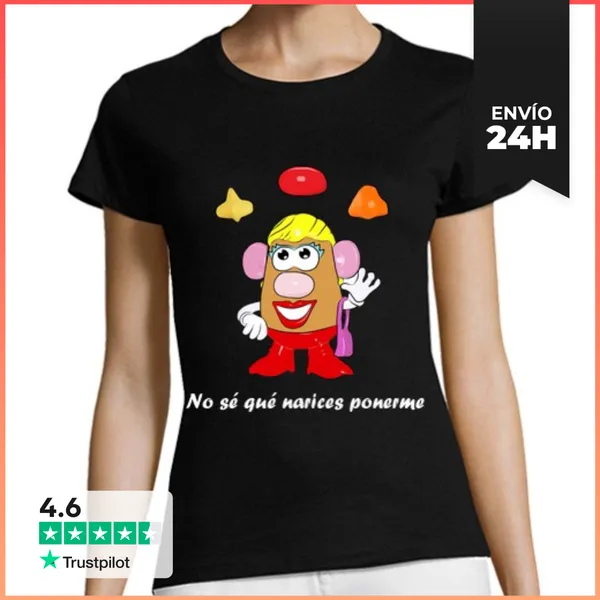 Camiseta Mujer Clásica Sra. Potato LaTostadora