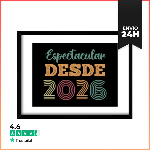Cuadro Con Marco Horizontal ESPECTACULAR DESDE 2026 LaTostadora