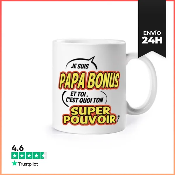 Taza Mi Superpoder Soy Un Bono Papi LaTostadora