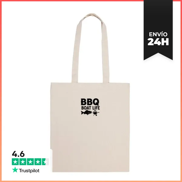 Bolsa De Tela Vida En Barco De Barbacoa Pescado Y Barbacoa