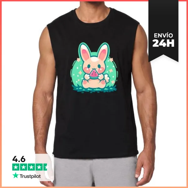 Camiseta Sin Mangas Camiseta De Tirantes Para Hombre Con Diseño