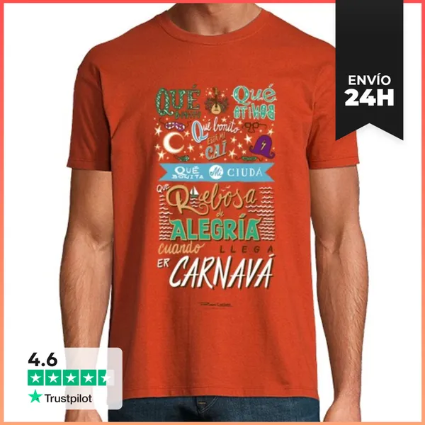 Camiseta Hombre Clásica CAMISETA QUÉ BONITO ESTÁ MI CAI