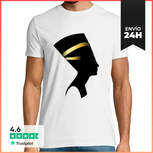 Camiseta Hombre Clásica Nefertiti LaTostadora