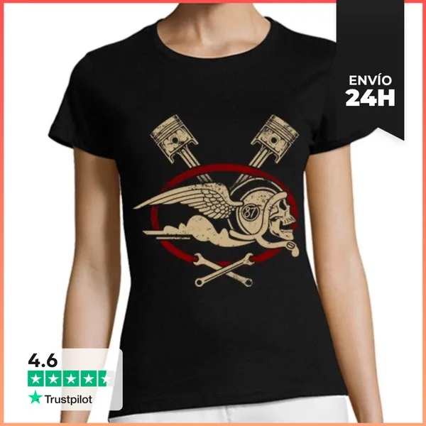 Camiseta Mujer Clásica Biker LaTostadora