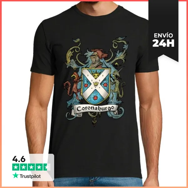 Camiseta Hombre Clásica Coronaburgo LaTostadora