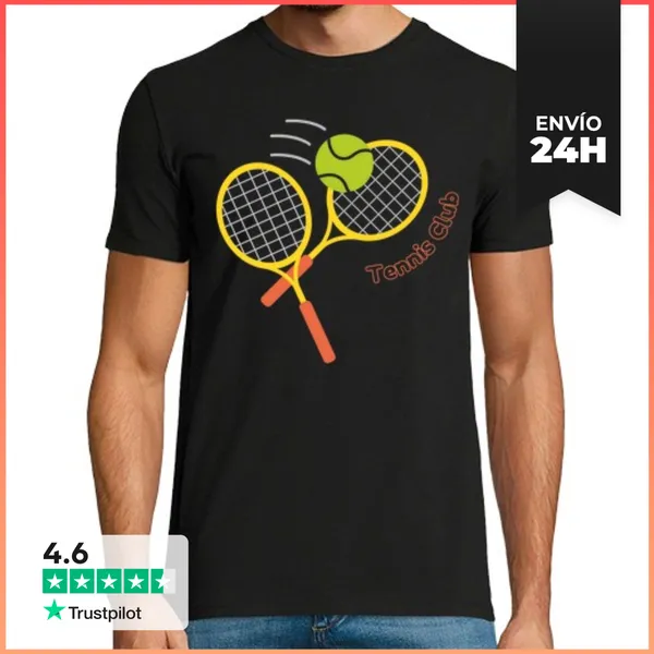 Camiseta Hombre Clásica Tenis LaTostadora