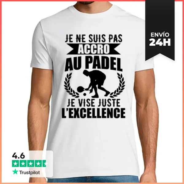 Camiseta Hombre Clásica Adicto Al Padel Padelitste LaTostadora