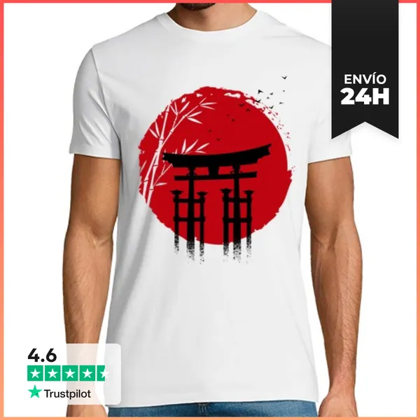 Camiseta Hombre Clásica Torii Sol LaTostadora