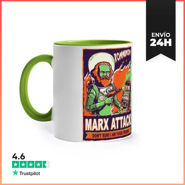 Taza De Colores Marx Attack LaTostadora
