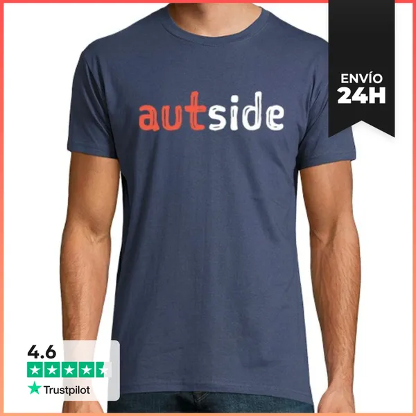 Camiseta Hombre Clásica Hombre, Manga Corta, Denim, Calidad Extra