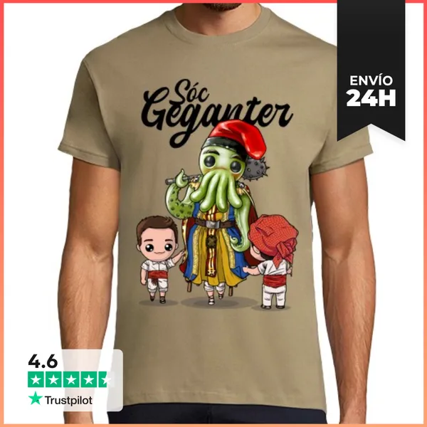 Camiseta Hombre Clásica Sóc Geganter LaTostadora