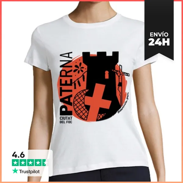 Camiseta Mujer Clásica Ciutat Del Foc LaTostadora