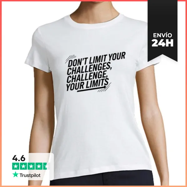 Camiseta Mujer Clásica Desafía Tus Límites LaTostadora
