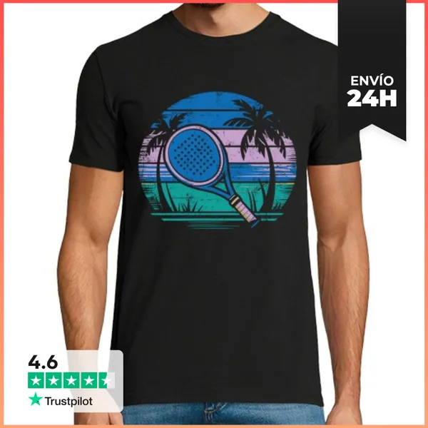 Camiseta Hombre Clásica Padel LaTostadora