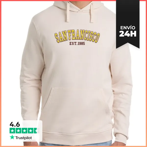 Sudadera Unisex Con Capucha San Francisco Est 1985 LaTostadora
