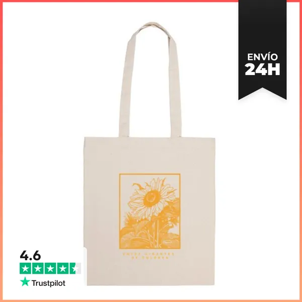 Bolsa De Tela Tote Bag Ninfa-Flores LaTostadora