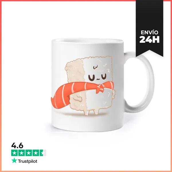 Taza Sushi Hero LaTostadora