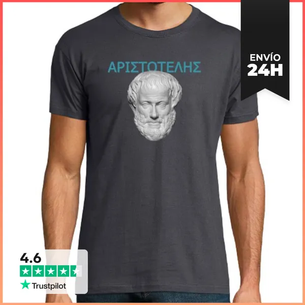 Camiseta Hombre Clásica Aristóteles LaTostadora