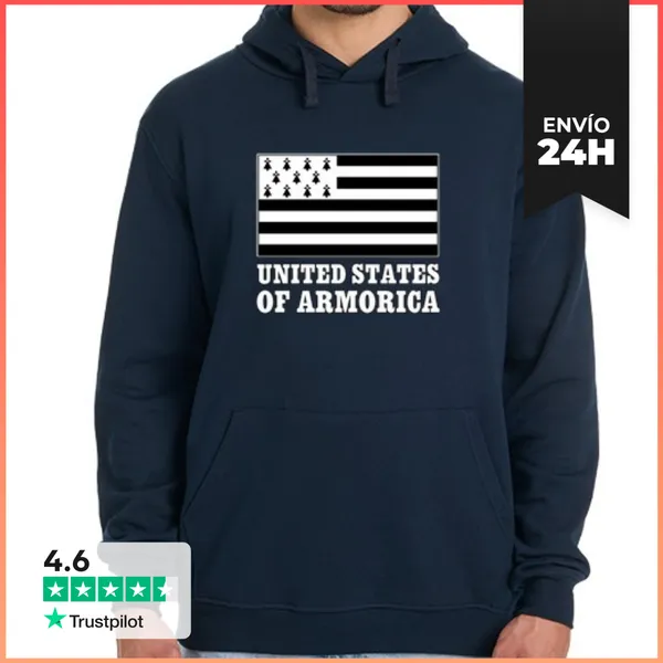 Sudadera Unisex Con Capucha Gwenn Ha LaTostadora