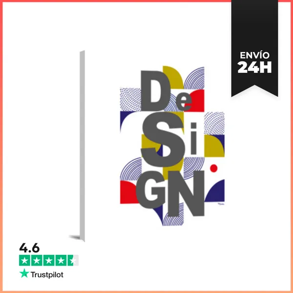 Lienzo Cuadrado Design 2 L LaTostadora