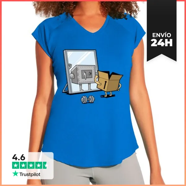 Camiseta Deportiva Mujer Caja Fuerte LaTostadora