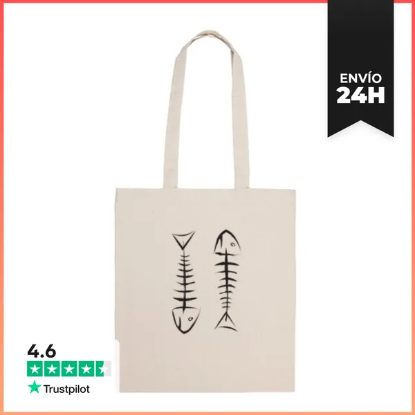 Bolsa De Tela Simbolo Del Hombre Ambriento - Black Edi