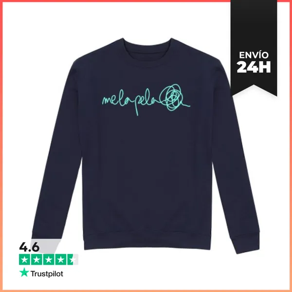 Sudadera Unisex Hombre, Sudadera, Azul Royal LaTostadora