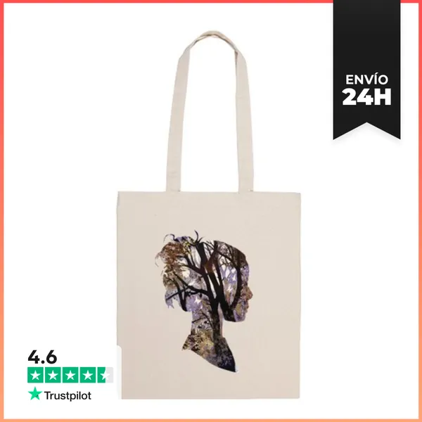 Bolsa De Tela Mi Bosque Interior- MARRÓN LaTostadora