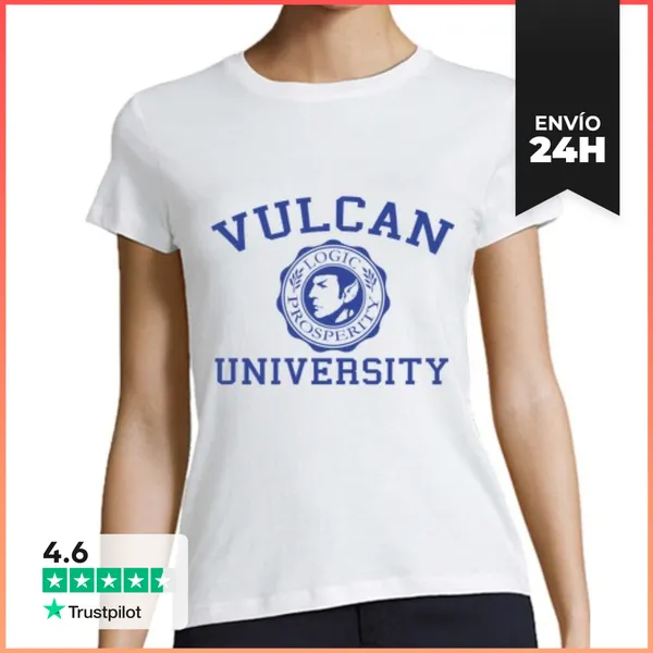 Camiseta Mujer Clásica Vulcan University LaTostadora