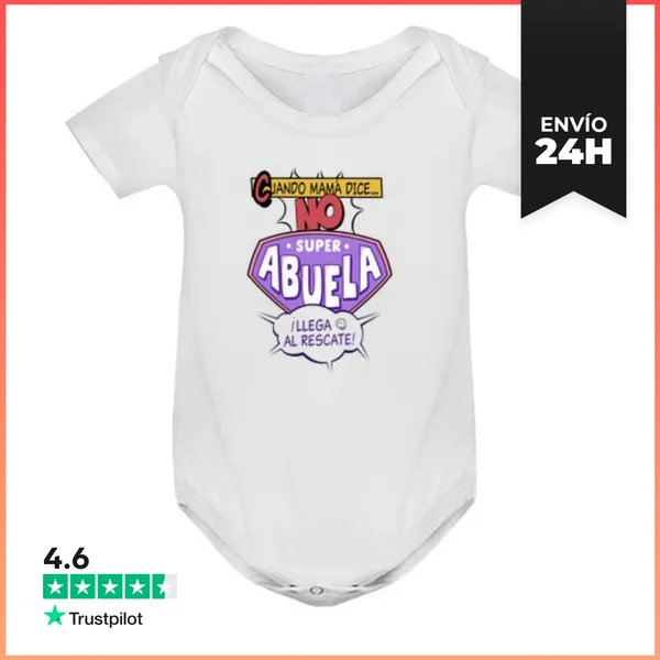 Body Bebé Super Abuela LaTostadora