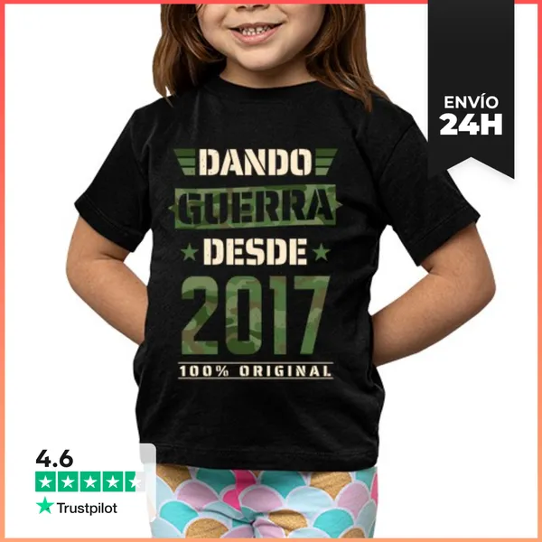 Camiseta Clásica Para Niños 2017 Guerra-1 000038 LaTostadora