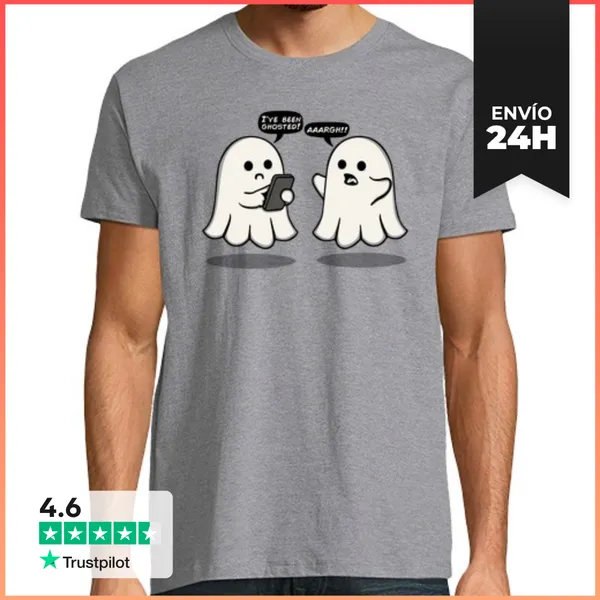 Camiseta Hombre Clásica Ive Been Ghosted LaTostadora