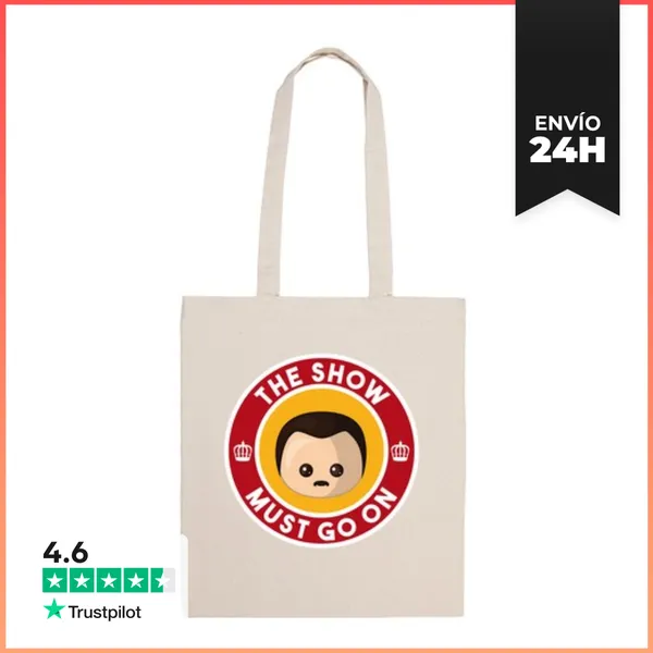 Bolsa De Tela Bolsa Freddie Show Must Go On LaTostadora