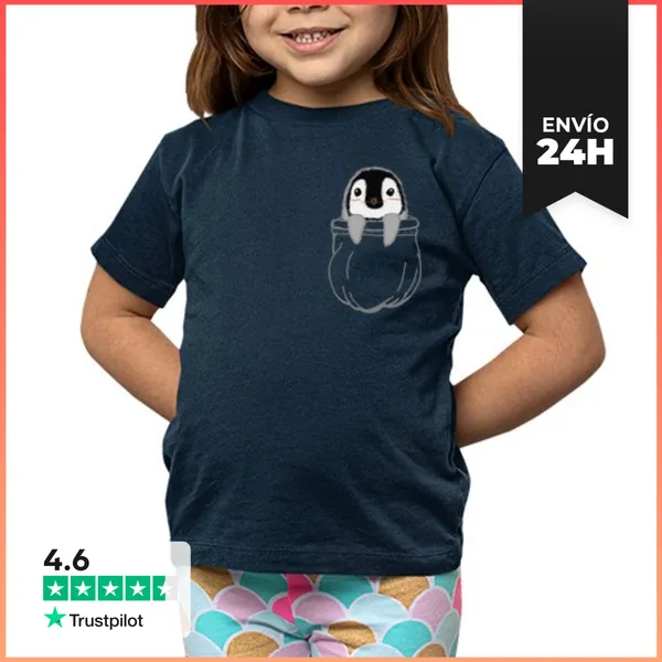Camiseta Clásica Para Niños Pingüino LaTostadora