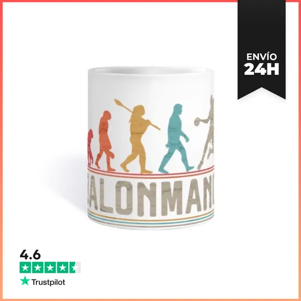 Taza Evolución Del Balonmano Balonmano LaTostadora