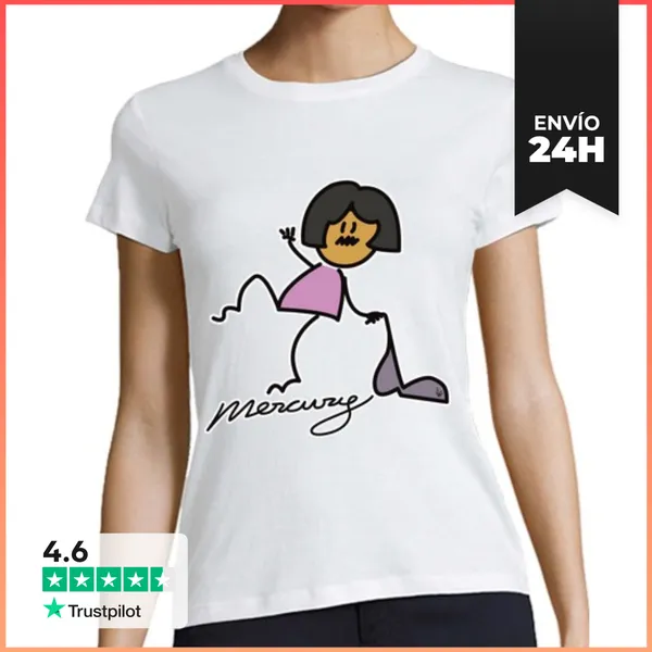 Camiseta Mujer Clásica Mercury-I Want To Break Free LaTostadora