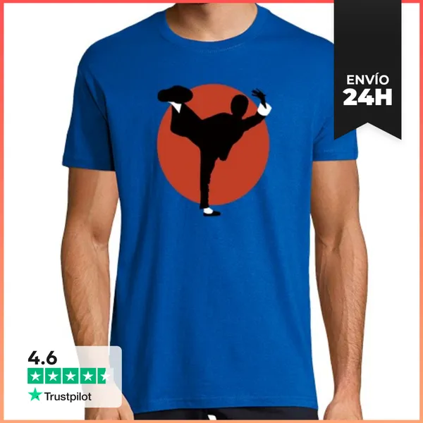 Camiseta Hombre Clásica Bruce Patada LaTostadora
